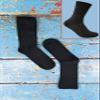 12 Pack Womens Viloft Non Binding Thermal Diabetic Socks | Sock Snob (5-9, Black) view 3
