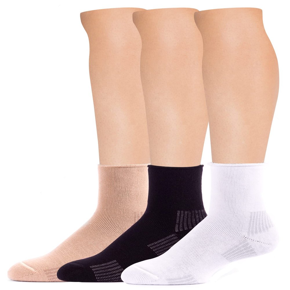 BE SHAPY Diabetic Socks Low Cut Length Medias para Diabeticos 3 Pack