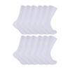 12 Pack Mens Viloft Non Binding Thermal Diabetic Socks | Sock Snob (7-12, White) view 1