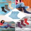 12 Pack Womens Viloft Non Binding Thermal Diabetic Socks | Sock Snob (5-9, Grey) view 2