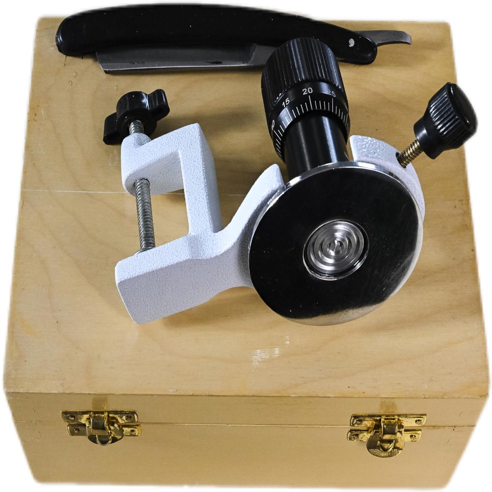 Hand & Table Plant Microtome with Plano Concave Knife Clamp