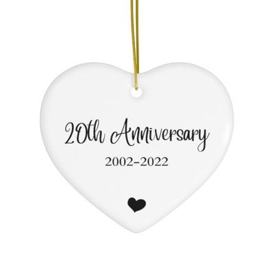 20th Gift for Parents Gift for Sibling Anniversary Party Keepsake Gift