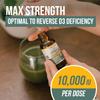Organic Vitamin D3 10,000 IU - Plant D3, Vegan, Max Strength Sublingual Liquid D3 Drops - 200% Higher Absorption, 100% Plant-Based Cholecalciferol Form & Vegan D3, Adjustable Dosing (30 Servings) view 3