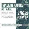 Organic Vitamin D3 10,000 IU - Plant D3, Vegan, Max Strength Sublingual Liquid D3 Drops - 200% Higher Absorption, 100% Plant-Based Cholecalciferol Form & Vegan D3, Adjustable Dosing (30 Servings) view 4
