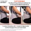 Calming Heat Back Wrap by Sharper Image with Power Pack | Cordless Electric Inflatable Heating Pad, Auto Shut-Off, Gift for Holidays, Women & Men | 3 Heat, 3 Vibrating Massage & 3 Lumbar Settings view 4