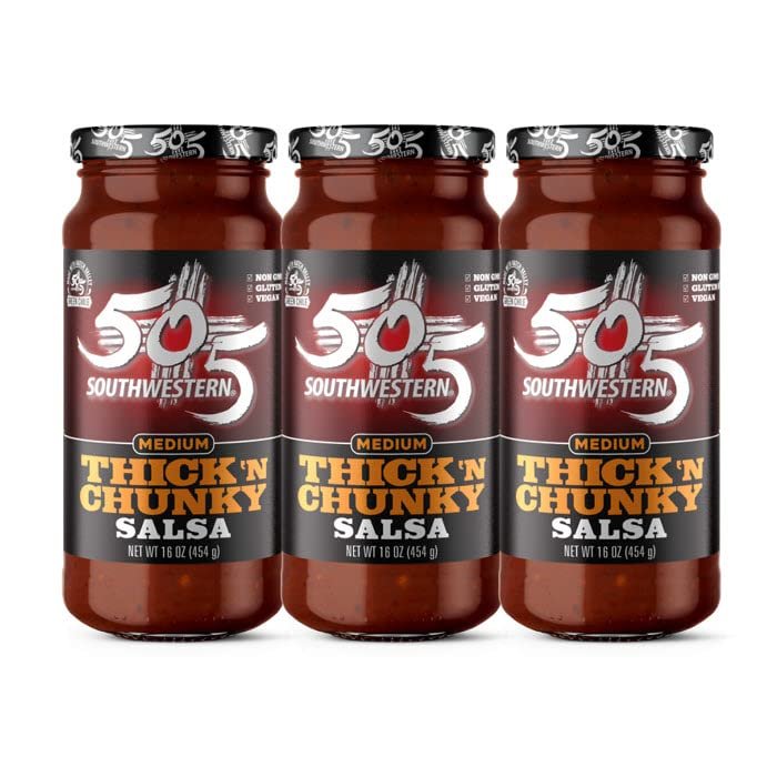 505 Southwestern Thick and Chunky Salsa, Medium (3-16oz Value Pack)