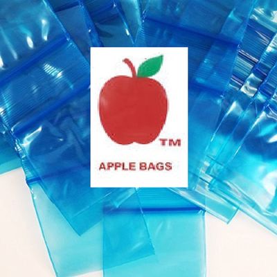 10000 PACK APPLE BAGGIES MINI 2mil CLEAR BAGS 10,000 resealable plastic (3434-S Blue)
