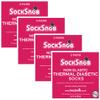 12 Pack Womens Viloft Non Binding Thermal Diabetic Socks | Sock Snob (5-9, Pink) view 3