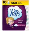 Puffs Ultra Soft Non-Lotion Tissues, 10 Cubes, 56 Tissues Per Box view 1