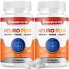 (2 Pack) Neuro Plus Brain and Focus Supplement Brain Wyse Pill (120 Capsules) view 1