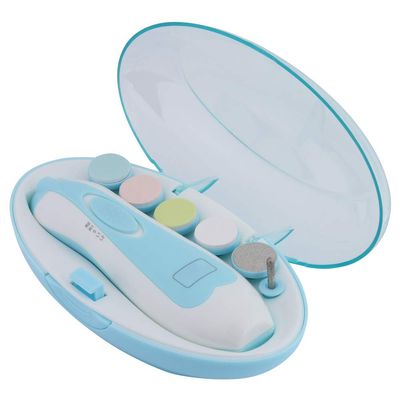 Baby Nail File Electric, 16 in 1 Baby Nail Trimmer Manicure Kit Baby Fingernail Clippers with Light, Baby Nail Grinder Toes Care Trim Polish Grooming Set for Infant Toddler with