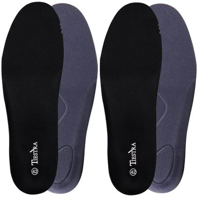 2 Pair-Insoles for Womens Memory Foam Shoe Inserts,Replacement Insoles for Work Boot Running Shoes-Shock Absorption and Cushion for Feet Relief,Comfort Inner Soles for Everyday Use Black 40EU/US9