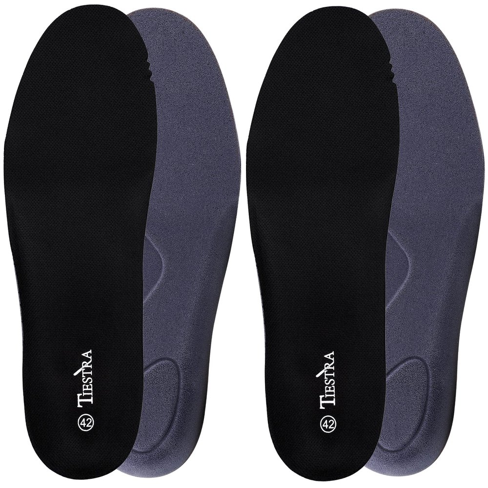 2 Pair-Insoles for Womens Memory Foam Shoe Inserts,Replacement Insoles for Work Boot Running Shoes-Shock Absorption and Cushion for Feet Relief,Comfort Inner Soles for Everyday Use Black 40EU/US9
