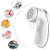 Feilx Rechargeable Fabric Shaver,Sweater Defuzzer with 2-Speeds, 2 Replaceable Stainless Steel Blades,USB Charging,Remove Clothes Fuzz, Lint Balls view 4