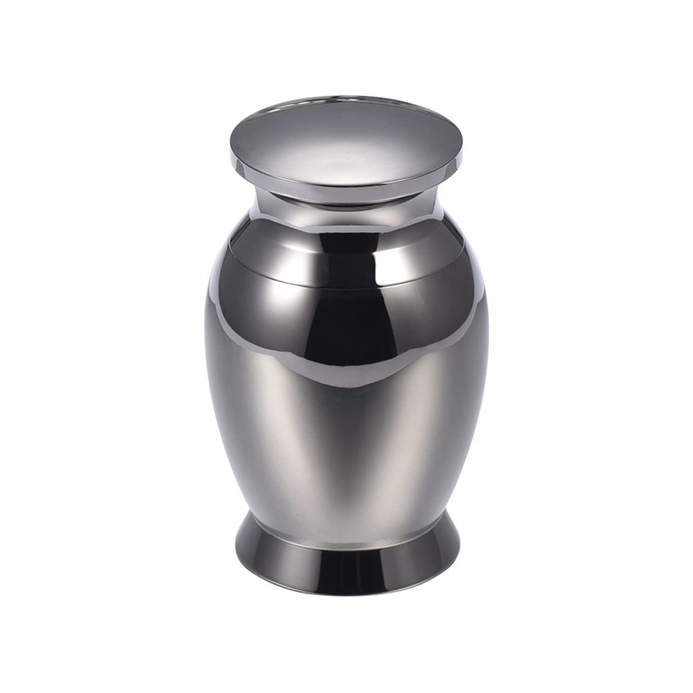 CCZUL 73mm*45mm Stainless Steel Human Cremation Memorial urns for Ashes for Adults - Memorial Ash Keepsake