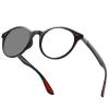 Transition Photochromic Bifocal Reading Glasses for Men Womens Outdoor Sports round Presbyopia Sunglasses Reader (black, 1.0, multiplier_x) view 3