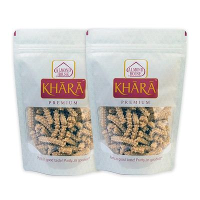 Almond House Murukulu South Indian Snacks Premium Namkeen No Maida Tea Time Snacks Party Snack Items Ready to Eat No Palm Oil Pack of 2-200g Each