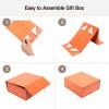 Rsgift Orange Graduation Gift Boxes, 11x7.8x3.5 Inches, with Lids, Perfect for Valentines Day, Birthdays & Presents view 4