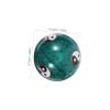 ARTIBETTER 1 Pair of 47mm Baoding Balls with Storage Case Green Chinese Health Stress Hand Massage Balls Tai Pattern Stress Relieve view 2