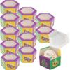 Fun Express Mardi Gras Hexagon Favor Boxes with Window, 12 Piece view 1