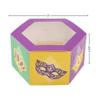 Fun Express Mardi Gras Hexagon Favor Boxes with Window, 12 Piece view 2