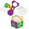 Fun Express Mardi Gras Hexagon Favor Boxes with Window, 12 Piece view 3