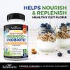 Advanced Prebiotics and Probiotics for Women & Men, Immune, Digestive & Gut Health with L. Reuteri, Inulin Fiber, Digestive Enzymes, Non-GMO, Gluten-Free, Dairy-Free, 60 Capsules view 3