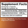YongWell Cordyceps Extra Strength 1200mg, Immune Enhancing Mushroom (100 Veggie Capsules) view 4