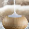 Beachwood Essentials Ultimate Ultrasonic Aromatherapy Diffuser for Essential Oils - Therapeutic Grade, Helps You to Relax - 3 Timer & 7 Ambient Light Settings - Up to 16 Hours of Use - Bamboo, 300mL view 4