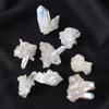 WGPHDW Meditation Home Decor, 1pc Natural Clear Quartz Electroplating Angel Aura Crystal Cluster Aquarium Decoration Home Ornaments Gifts,Natural Crystal (Size : About 20-50g) view 4