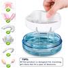 Denture Case, Definitely No-Leak Denture Bath Box for Traveling Perfectly, Denture Cup with Strainer & Magnetic Mirror, Completely Clean Care for Retainer, Mouth Guard, & Denture view 4