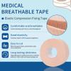 1 Rolls Self Adhesive Tape for Bandages,Durable Compression Bandage,First Aid Tape,Athletic Tape,Sports Tape,Athletic Waterproof,Non-Woven Bandage (0.88IN) view 3