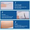 1 Rolls Self Adhesive Tape for Bandages,Durable Compression Bandage,First Aid Tape,Athletic Tape,Sports Tape,Athletic Waterproof,Non-Woven Bandage (0.88IN) view 4