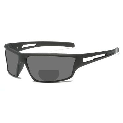 Photochromic Bifocal Reading Glasses Men Square Sports Style Glasses Presbyopic Magnification Transition sunglasses (black white, 0, multiplier_x)