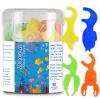 Dacon Kids Flossers, Kids Dental Floss Picks Without Fluoride, Unflavored, 4 Colors Ocean Animals Shaped Makes Flossing Fun, 50 Count (Pack of 1) view 1