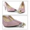 3 Pairs Metal Shoes Pointed High Heel Tip Cap Cover Metal High Heel Pump Toe Cap Cover Pump Decorations Charms Repair Accessories view 2