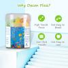 Dacon Kids Flossers, Kids Dental Floss Picks Without Fluoride, Unflavored, 4 Colors Ocean Animals Shaped Makes Flossing Fun, 50 Count (Pack of 3) view 4