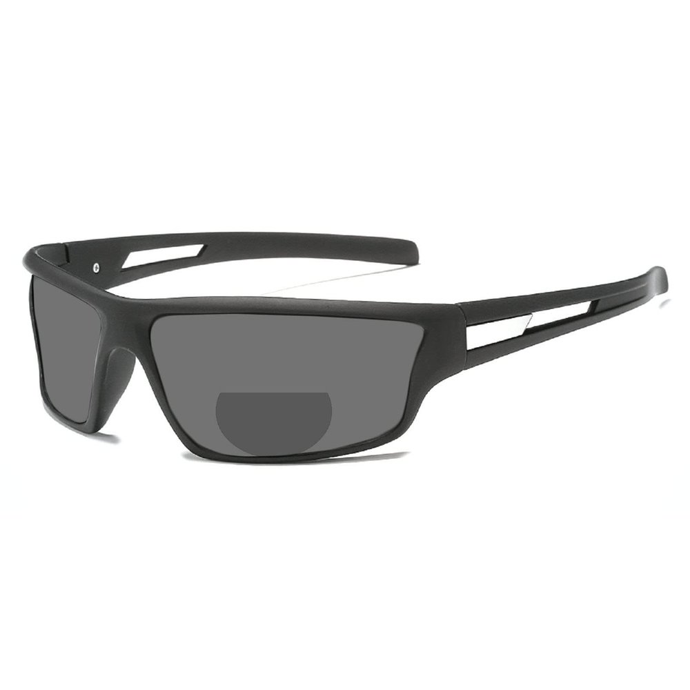 Photochromic Bifocal Reading Glasses Men Square Sports Style Glasses Presbyopic Magnification Transition sunglasses (black white, 2.25, multiplier_x)