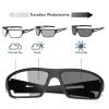 Photochromic Bifocal Reading Glasses Men Square Sports Style Glasses Presbyopic Magnification Transition sunglasses (black white, 2.25, multiplier_x) view 2
