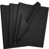 Bobobag 100 Sheets 20"X14" Black Tissue Paper Bulk for Gift Bags Wrapping Paper, Halloween Birthday Showers Arts Craft Party Favor Decoration view 1