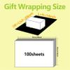 Bobobag 100 Sheets 20"X14" Black Tissue Paper Bulk for Gift Bags Wrapping Paper, Halloween Birthday Showers Arts Craft Party Favor Decoration view 2