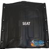 22" x 18" Vinyl Upholstery for Invacare Chairs with 5 Mounting Holes (Seat and Back 22"x18" Black) view 1