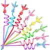 24 Glitter Mermaid Party Favors Mermaid Tail Drinking Straws for Mermaid Birthday Party Supplies with 2 PCS Straws Cleaning Brush view 1
