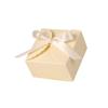 YMULAS 30 PCS Party Favor Candy Box, Kraft Paper Treat Boxes for Gift Giving Wedding Baby Shower Birthday Yellow Small Gift Boxes with Ribbons for Packaging Candy, Cookie, Chocolate, Biscuits (Yellow) view 3