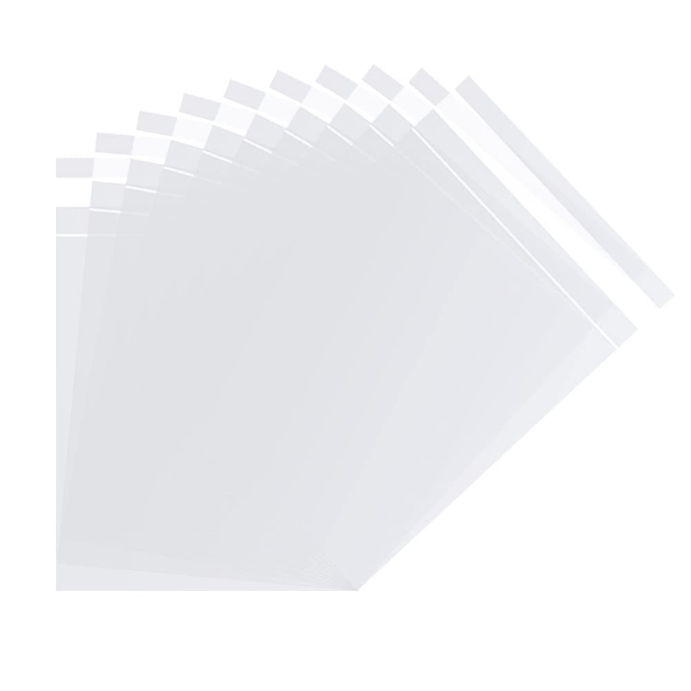BaShiDer 4 x 6-inch Self Sealing Cellophane Bags Small Cookie Cellophane Bags Crystal Resealable Clear Treat Plastic Bags for Gift giving Candy Jewelry Crafts (100CT)