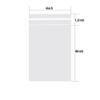 BaShiDer 4 x 6-inch Self Sealing Cellophane Bags Small Cookie Cellophane Bags Crystal Resealable Clear Treat Plastic Bags for Gift giving Candy Jewelry Crafts (100CT) view 2