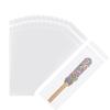 BaShiDer Pretzel Rods Bags 3 x 8-inch Self Sealing Cellophane Treat Cake Pop Chocolate Covered Popsicle Sticks Individual Adhesive Bags (100CT) view 1