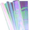 Outus Iridescent Cellophane Film Rainbow Cellophane Wrapping DIY Craft Decorations for Gift Baskets Fairy Butterfly Supply Party Festival celebrations(39 x 236 Inch,Pink) view 3
