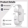 coceyese 2Pcs CPAP Mask Hose Holder Hanger with Anti Unhook Feature, CPAP Hose Hanger Tubing Organizer&CPAP Headband Hook Combined for Keeping Tube from Leakage and Intertwine view 2