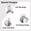 coceyese 2Pcs CPAP Mask Hose Holder Hanger with Anti Unhook Feature, CPAP Hose Hanger Tubing Organizer&CPAP Headband Hook Combined for Keeping Tube from Leakage and Intertwine view 3